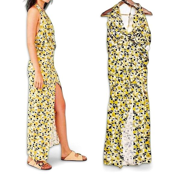 NWT Free People Daria Halter Maxi Dress - Picture 6 of 16
